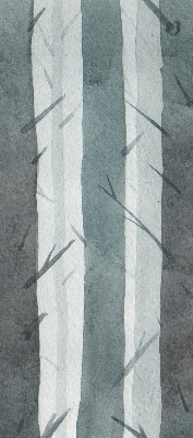 Modern roller blind Trees