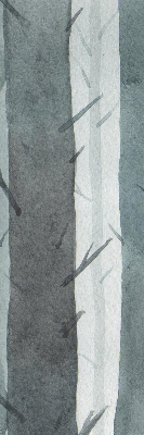 Modern roller blind Trees