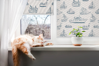 Fabric roller blind Ships