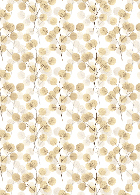 Modern roller blind Yellow branches