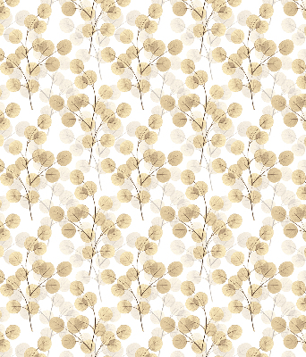 Modern roller blind Yellow branches
