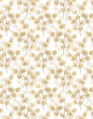 Modern roller blind Yellow branches