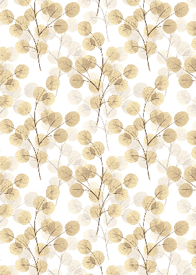Modern roller blind Yellow branches