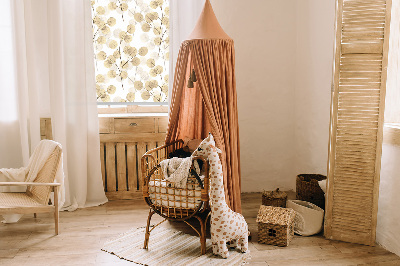 Modern roller blind Yellow branches