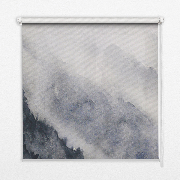 Modern roller blind Misty mountains