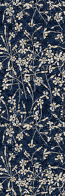 Roller blind for large window Flowers