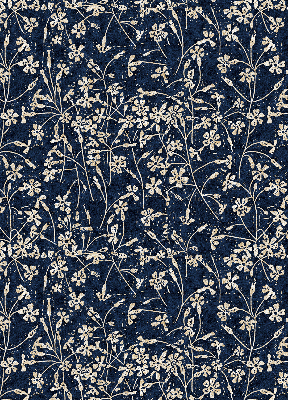 Roller blind for large window Flowers