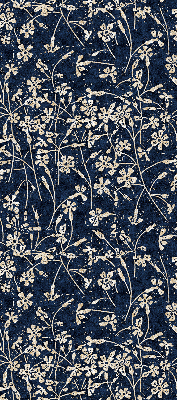 Roller blind for large window Flowers