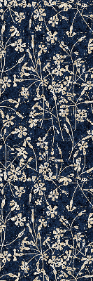 Roller blind for large window Flowers