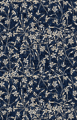 Roller blind for large window Flowers