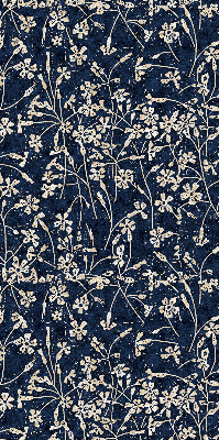 Roller blind for large window Flowers