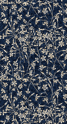 Roller blind for large window Flowers
