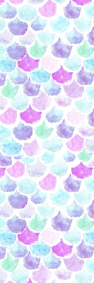 Fabric roller blind Colorful scales