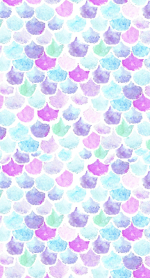 Fabric roller blind Colorful scales