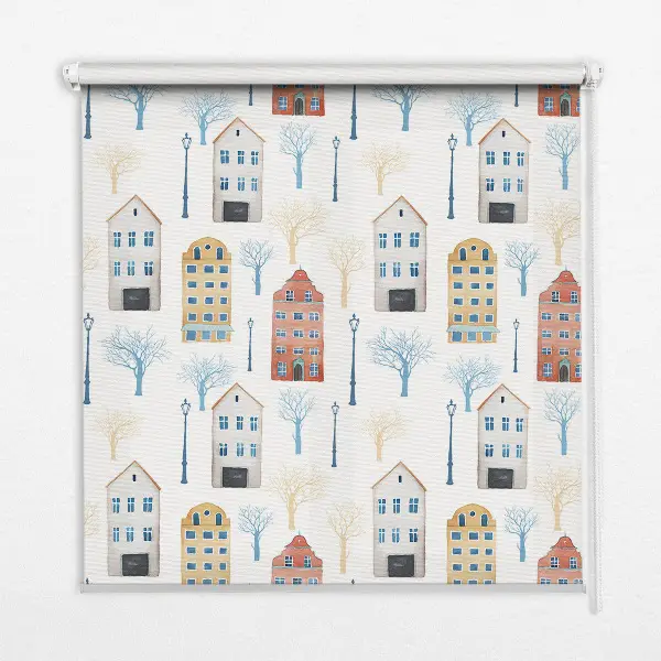 Roller blind for a large window