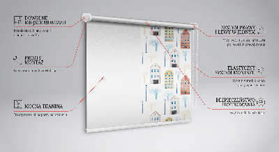 Roller blind for large window Blocks