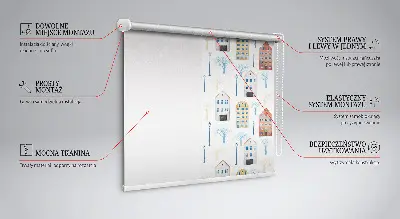Roller blind for a large window