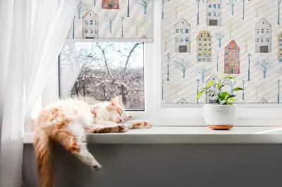 Roller blind for a large window