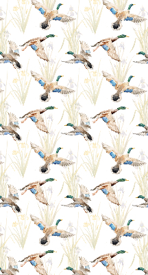 Fabric roller blind Flying ducks