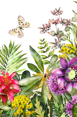 Roller blind for large window Flowers