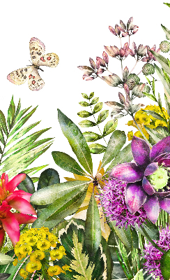 Roller blind for large window Flowers