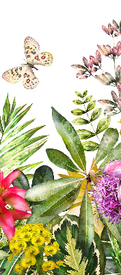 Roller blind for large window Flowers