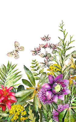 Roller blind for large window Flowers