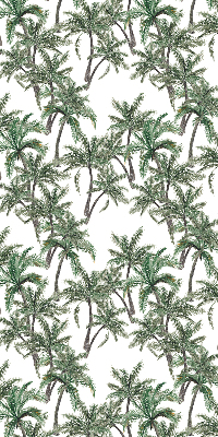 Fabric roller blind Palm trees