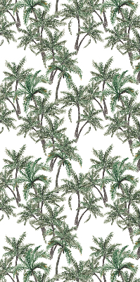 Fabric roller blind Palm trees