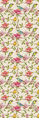 Modern roller blind Birds on flowers
