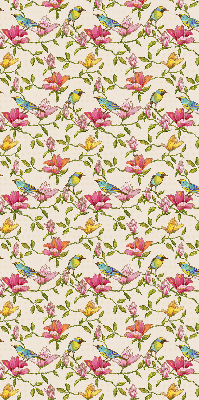 Modern roller blind Birds on flowers