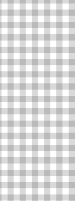 Roller blind for large window Gray checks