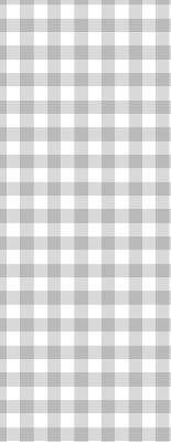 Roller blind for large window Gray checks