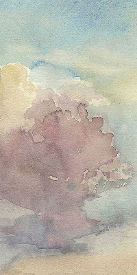 Fabric roller blind Colorful sky