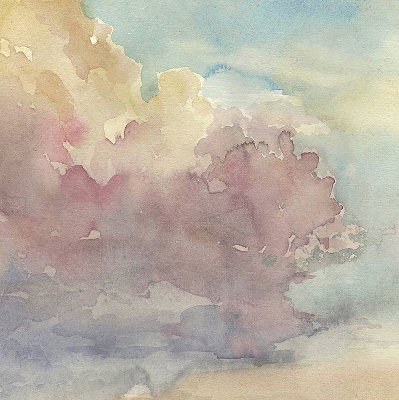 Fabric roller blind Colorful sky