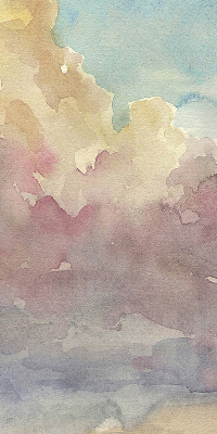 Fabric roller blind Colorful sky