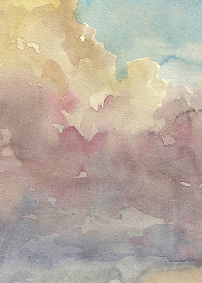 Fabric roller blind Colorful sky