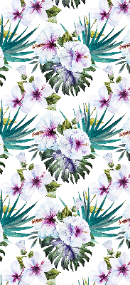 Fabric roller blind Flowers