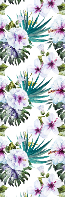 Fabric roller blind Flowers
