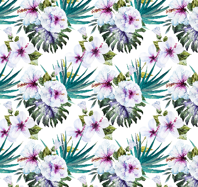Fabric roller blind Flowers
