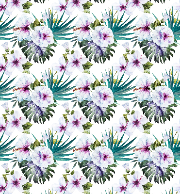 Fabric roller blind Flowers