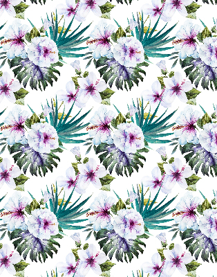 Fabric roller blind Flowers