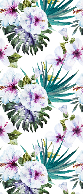 Fabric roller blind Flowers