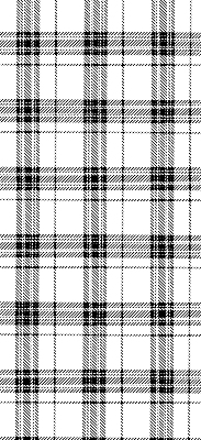 Modern roller blind in gray tartan