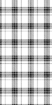 Modern roller blind in gray tartan