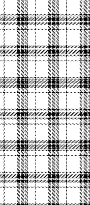 Modern roller blind Gray tartan