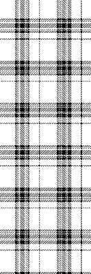 Modern roller blind in gray tartan