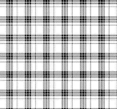 Modern roller blind Gray tartan