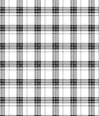 Modern roller blind Gray tartan