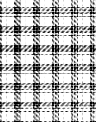Modern roller blind Gray tartan